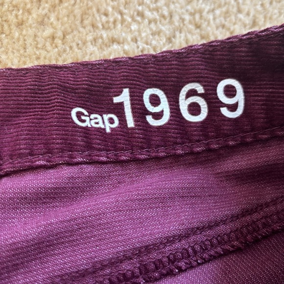 GAP perfect boot corduroy pants 30 Tall - Picture 3 of 4